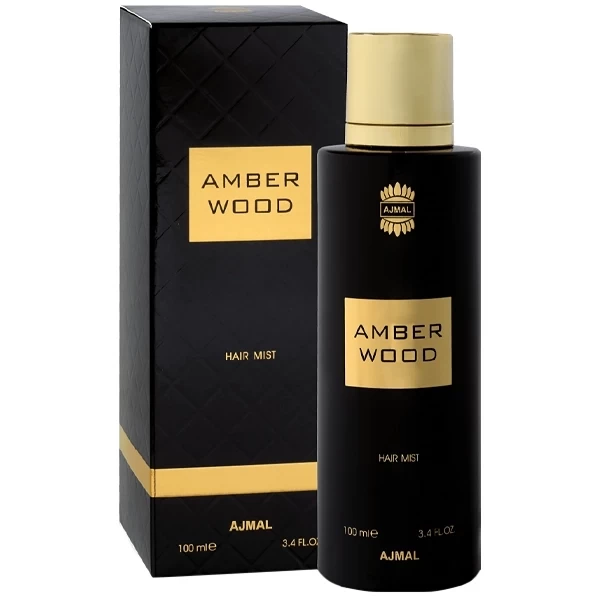 Perfume Unissex para Cabelo Ajmal Amber Wood Hair Mist 100 ml