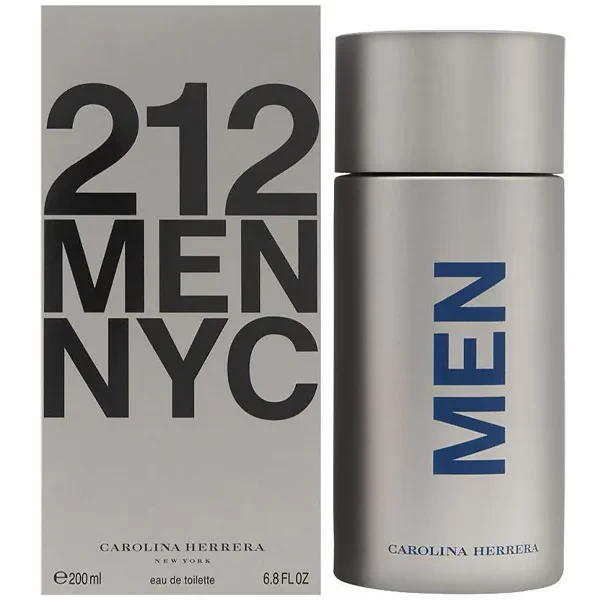 Perfume Masculino Carolina Herrera 212 Men NYC EDT 200 ml